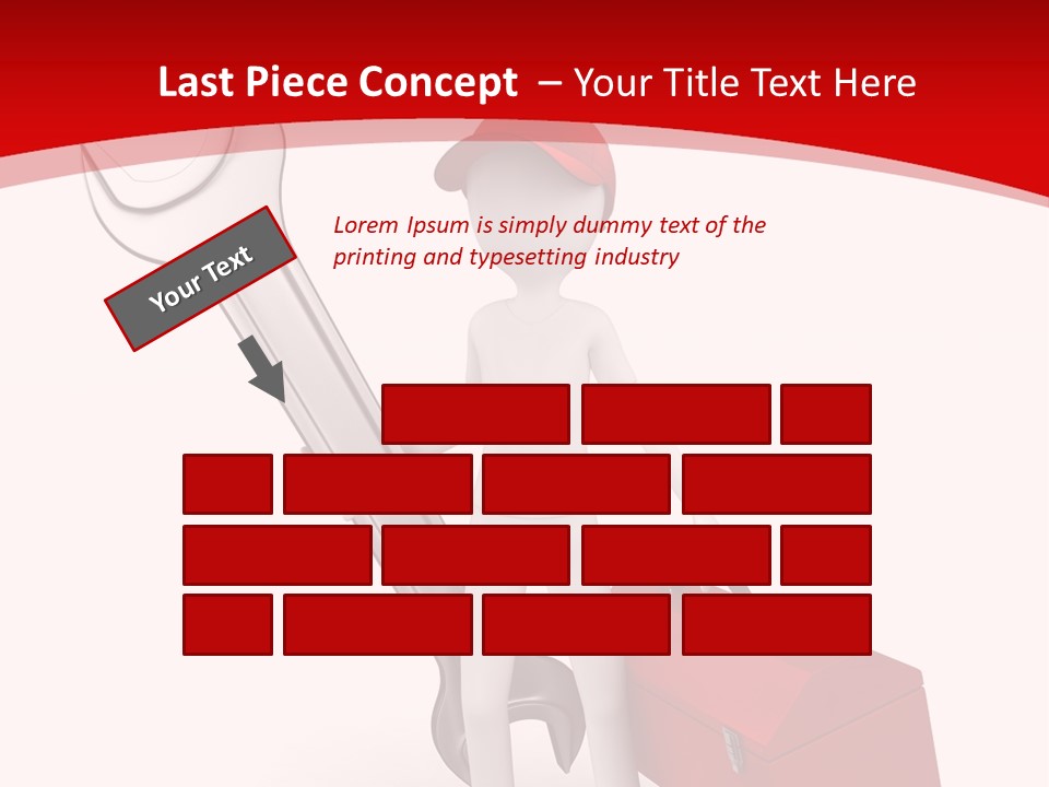 Care Hat Wheel PowerPoint Template