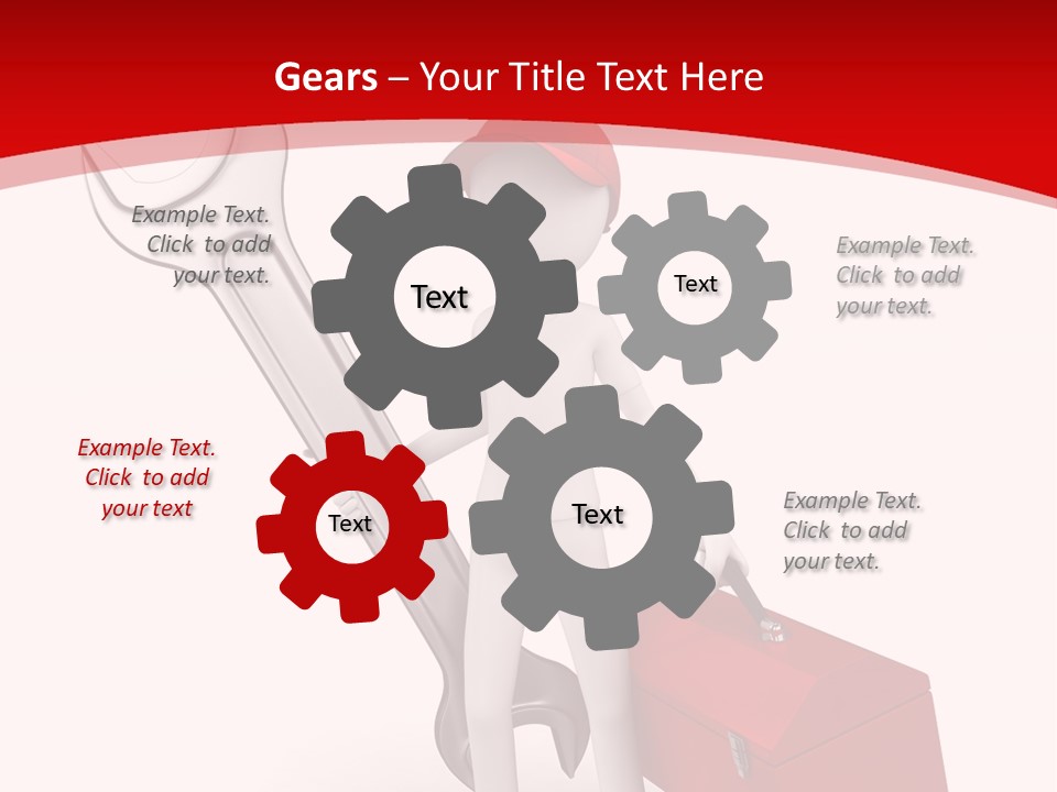 Care Hat Wheel PowerPoint Template
