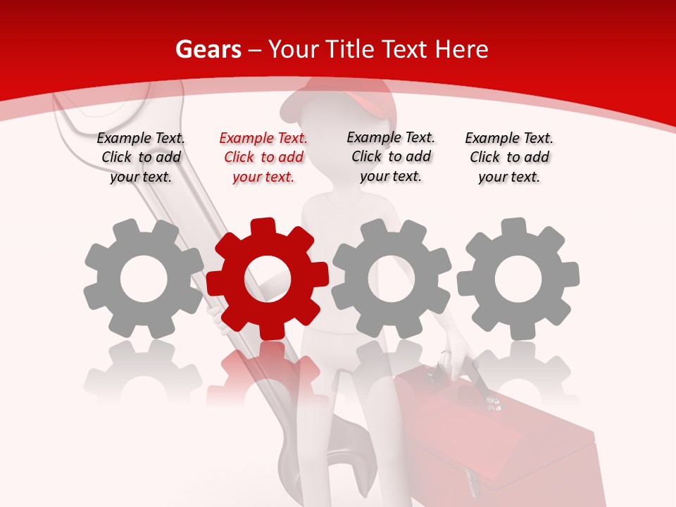 Care Hat Wheel PowerPoint Template