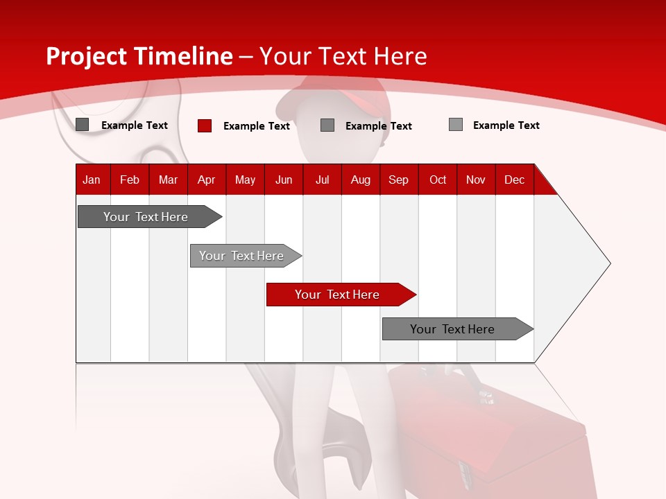 Care Hat Wheel PowerPoint Template