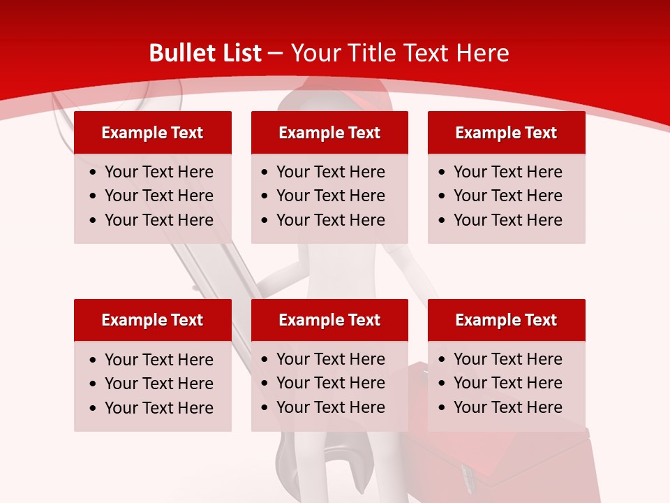 Care Hat Wheel PowerPoint Template