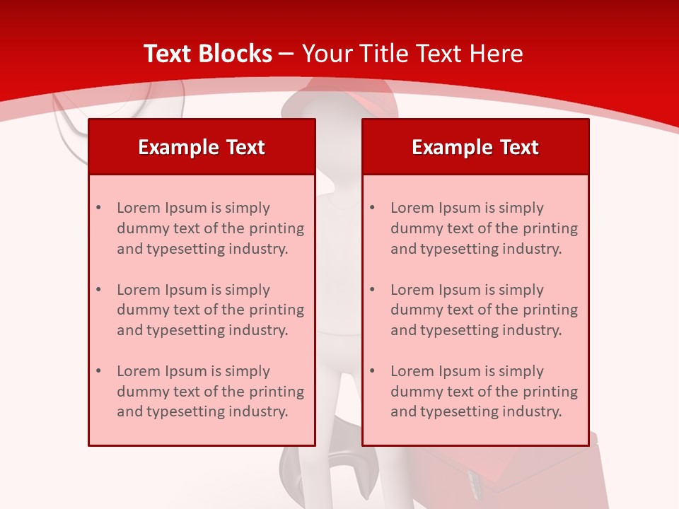 Care Hat Wheel PowerPoint Template