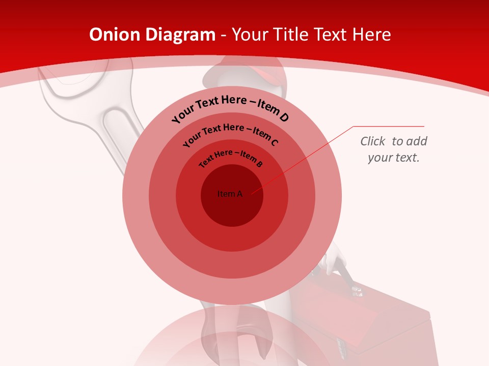 Care Hat Wheel PowerPoint Template
