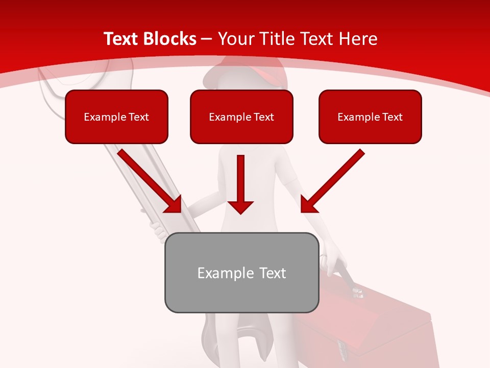 Care Hat Wheel PowerPoint Template
