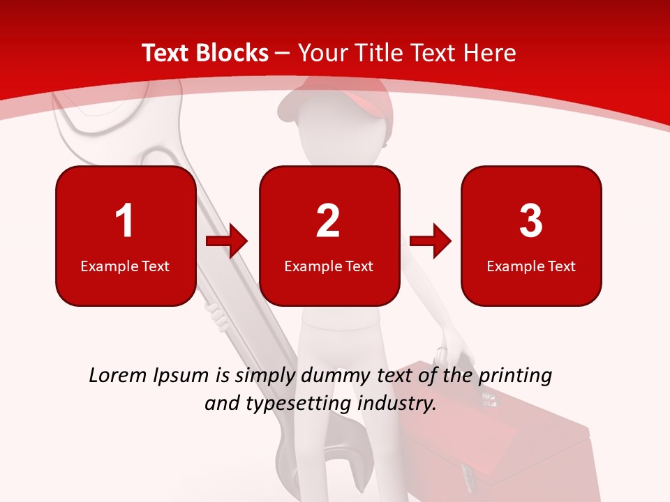 Care Hat Wheel PowerPoint Template