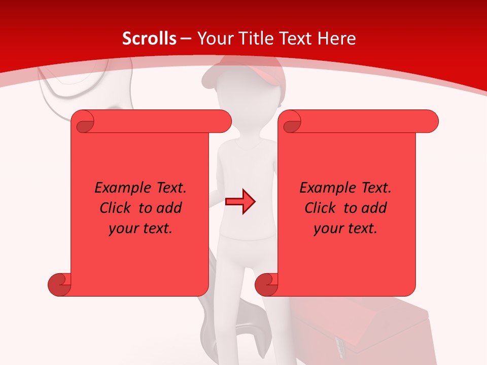Care Hat Wheel PowerPoint Template
