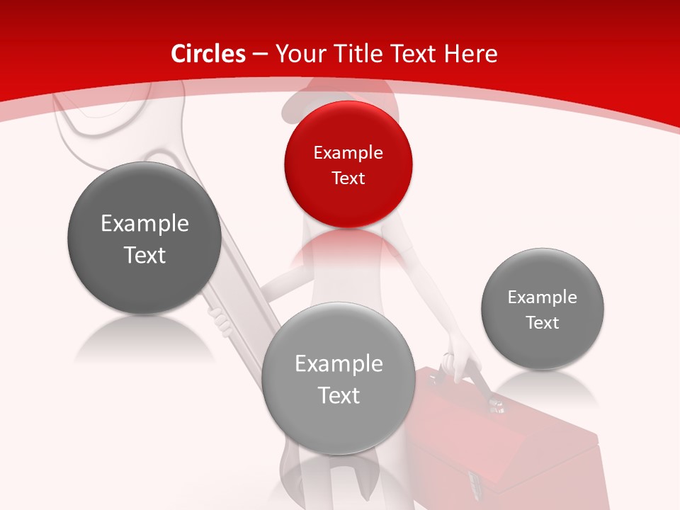 Care Hat Wheel PowerPoint Template