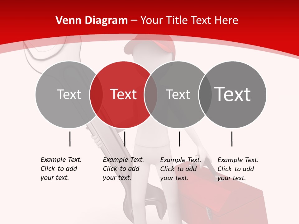Care Hat Wheel PowerPoint Template