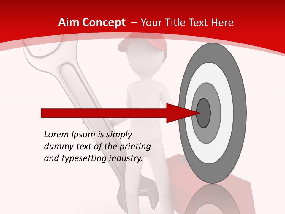 Care Hat Wheel PowerPoint Template