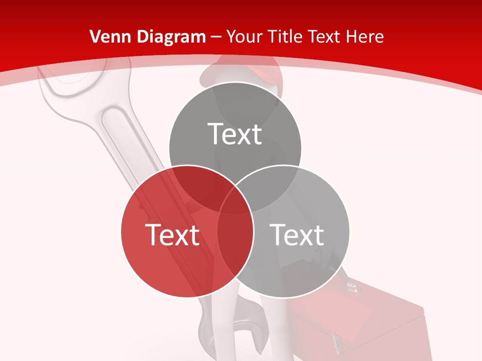 Care Hat Wheel PowerPoint Template