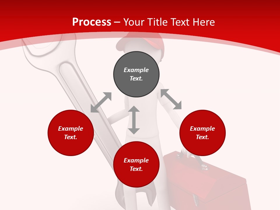 Care Hat Wheel PowerPoint Template