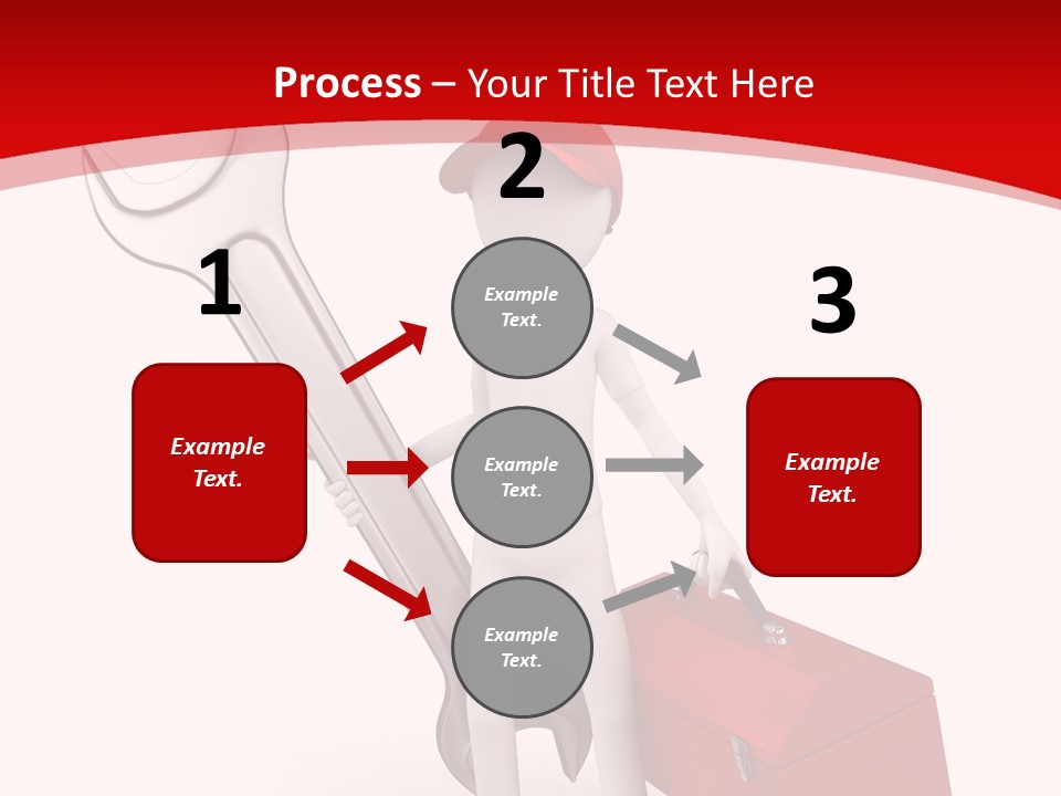 Care Hat Wheel PowerPoint Template