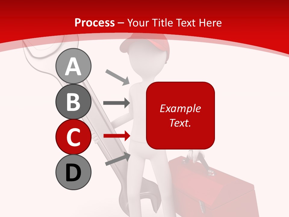 Care Hat Wheel PowerPoint Template