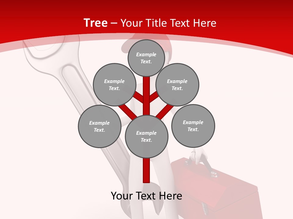 Care Hat Wheel PowerPoint Template