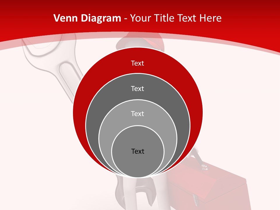 Care Hat Wheel PowerPoint Template