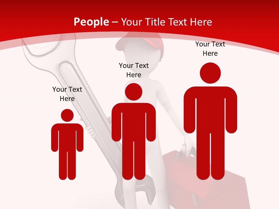 Care Hat Wheel PowerPoint Template