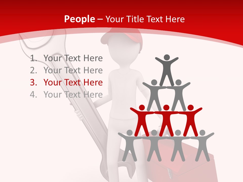 Care Hat Wheel PowerPoint Template