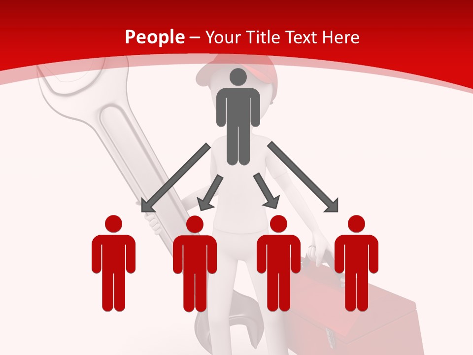 Care Hat Wheel PowerPoint Template