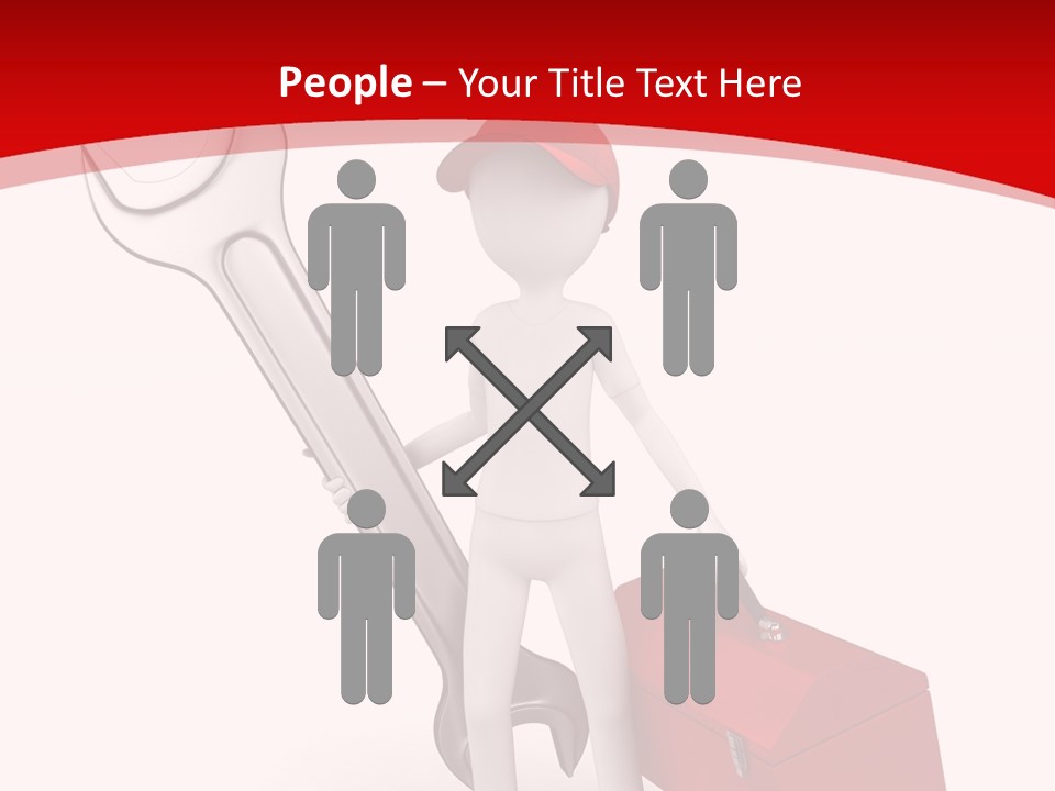 Care Hat Wheel PowerPoint Template