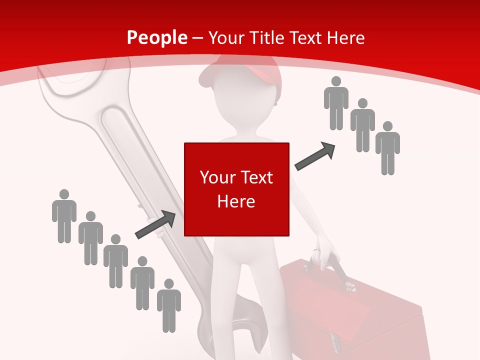 Care Hat Wheel PowerPoint Template