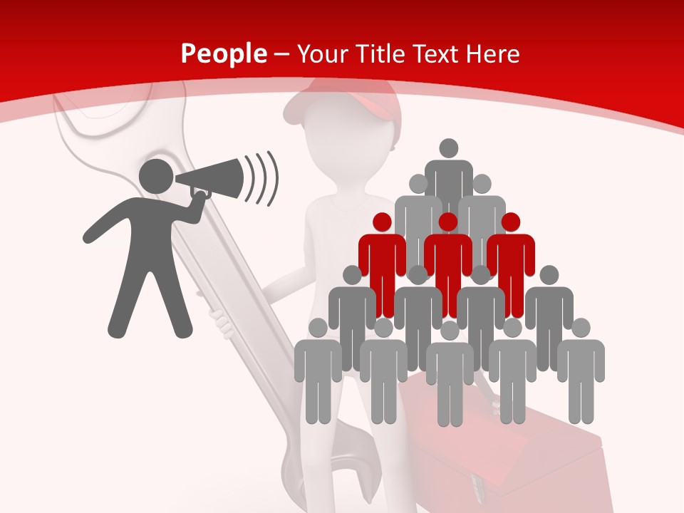 Care Hat Wheel PowerPoint Template