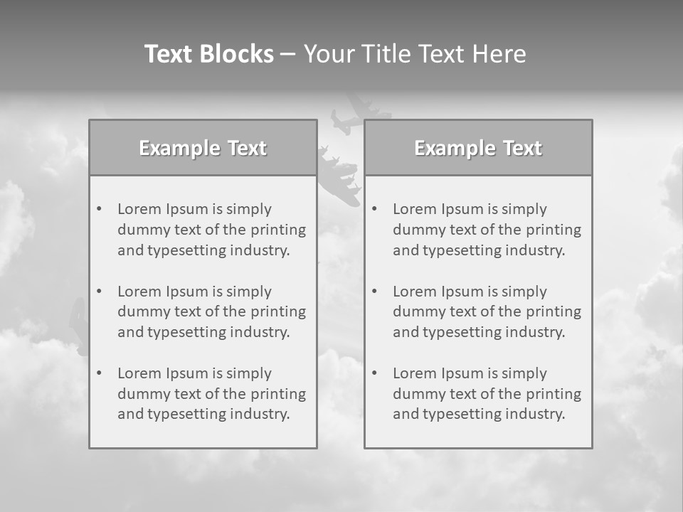 Raf Aeroplane Airplane PowerPoint Template