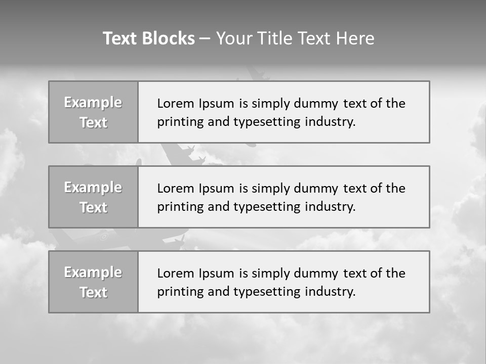 Raf Aeroplane Airplane PowerPoint Template
