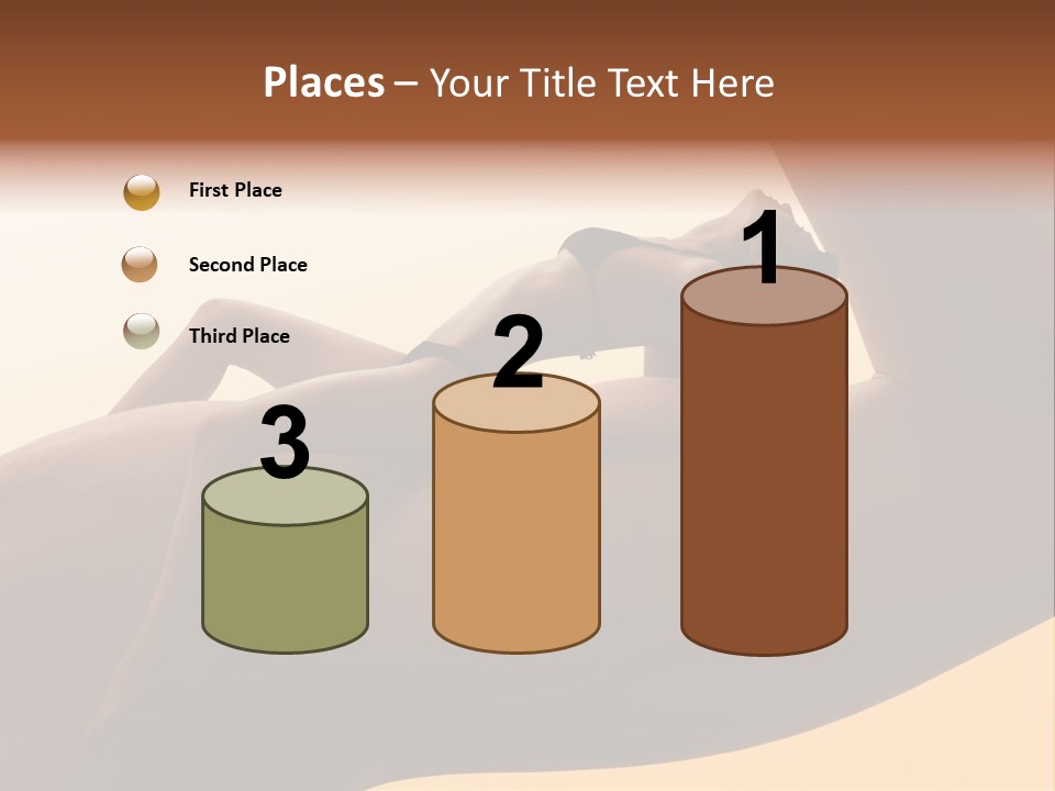 Fit Girl Hand PowerPoint Template