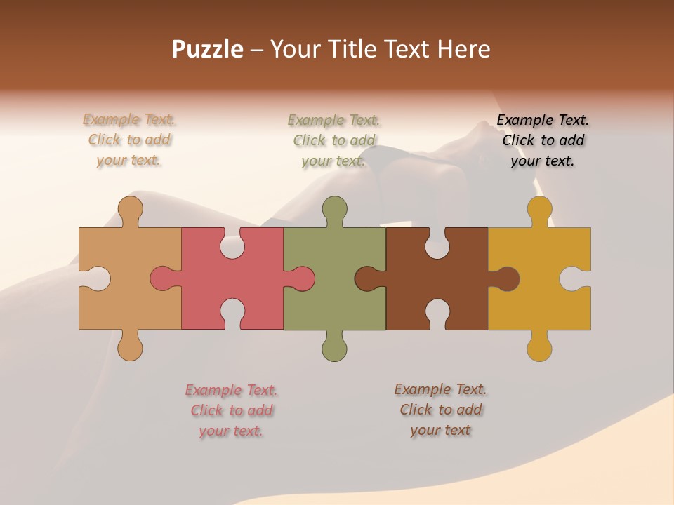 Fit Girl Hand PowerPoint Template