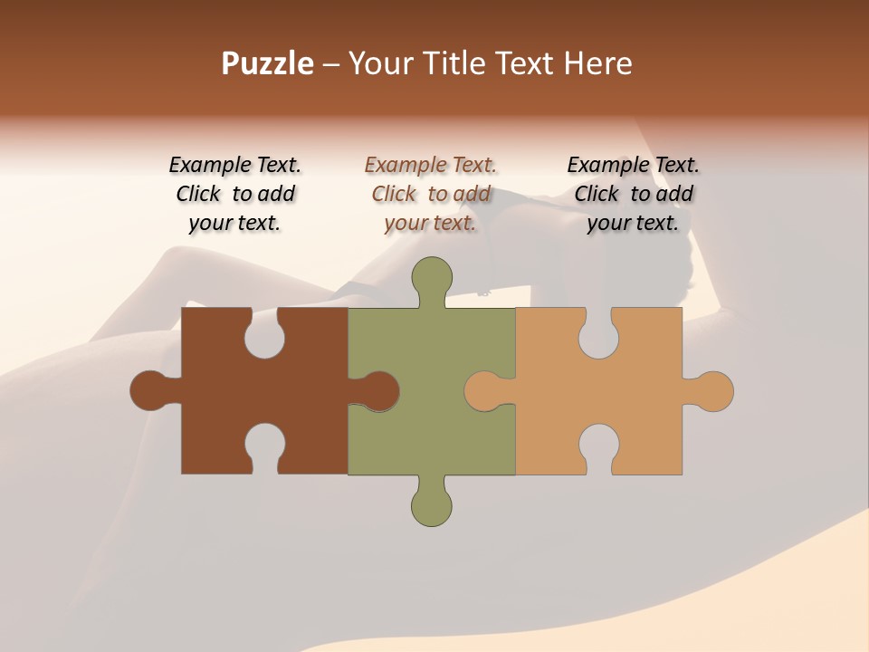 Fit Girl Hand PowerPoint Template