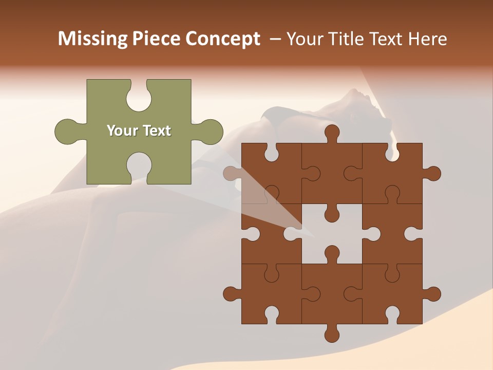 Fit Girl Hand PowerPoint Template