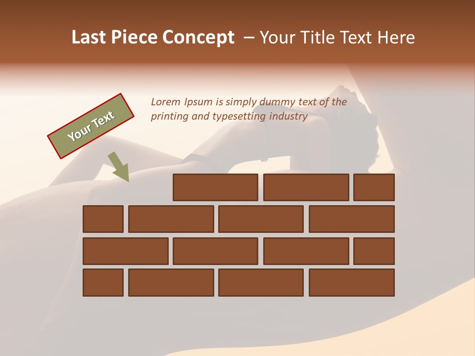 Fit Girl Hand PowerPoint Template