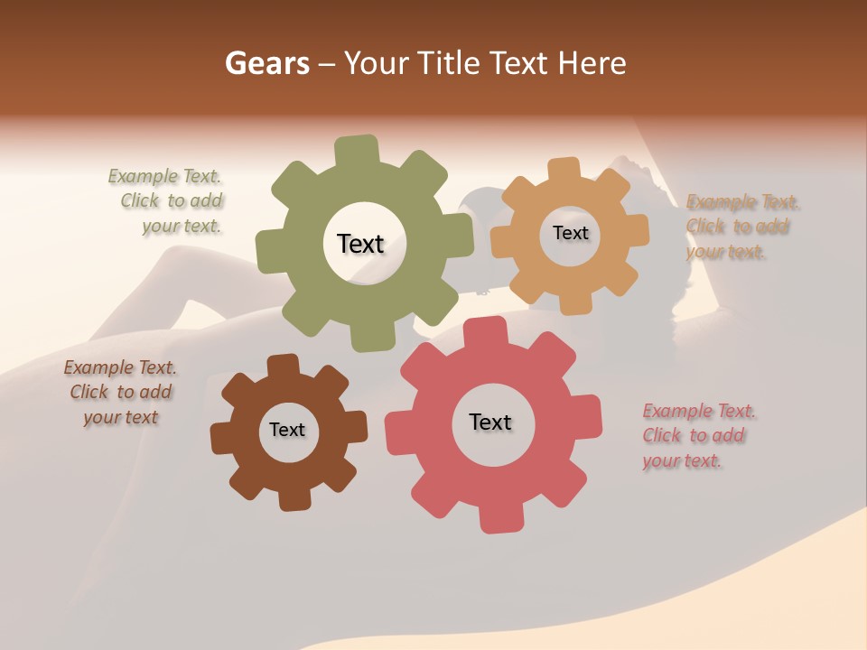 Fit Girl Hand PowerPoint Template