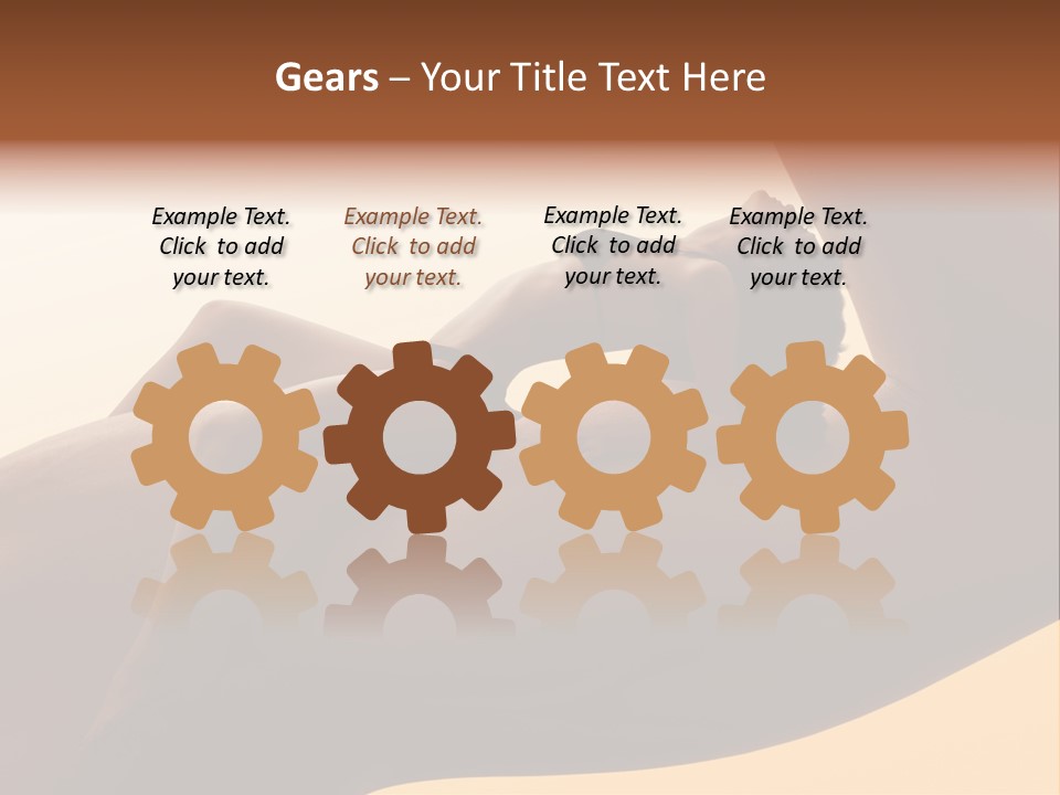 Fit Girl Hand PowerPoint Template