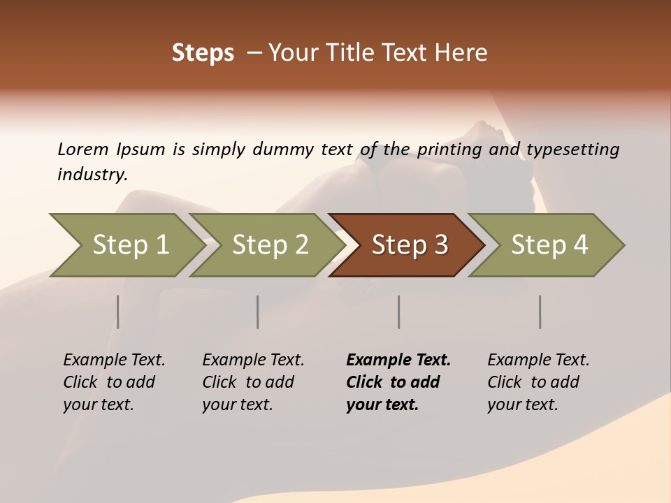 Fit Girl Hand PowerPoint Template