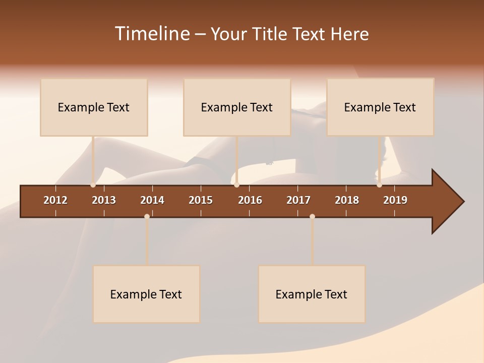 Fit Girl Hand PowerPoint Template