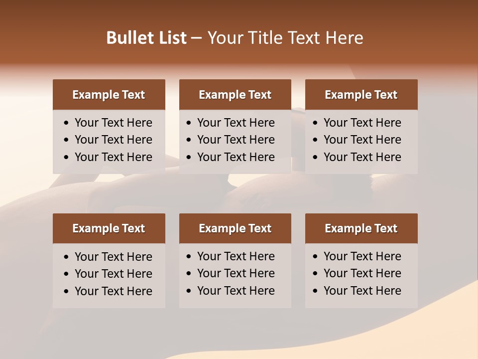 Fit Girl Hand PowerPoint Template