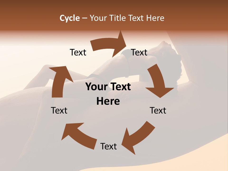 Fit Girl Hand PowerPoint Template