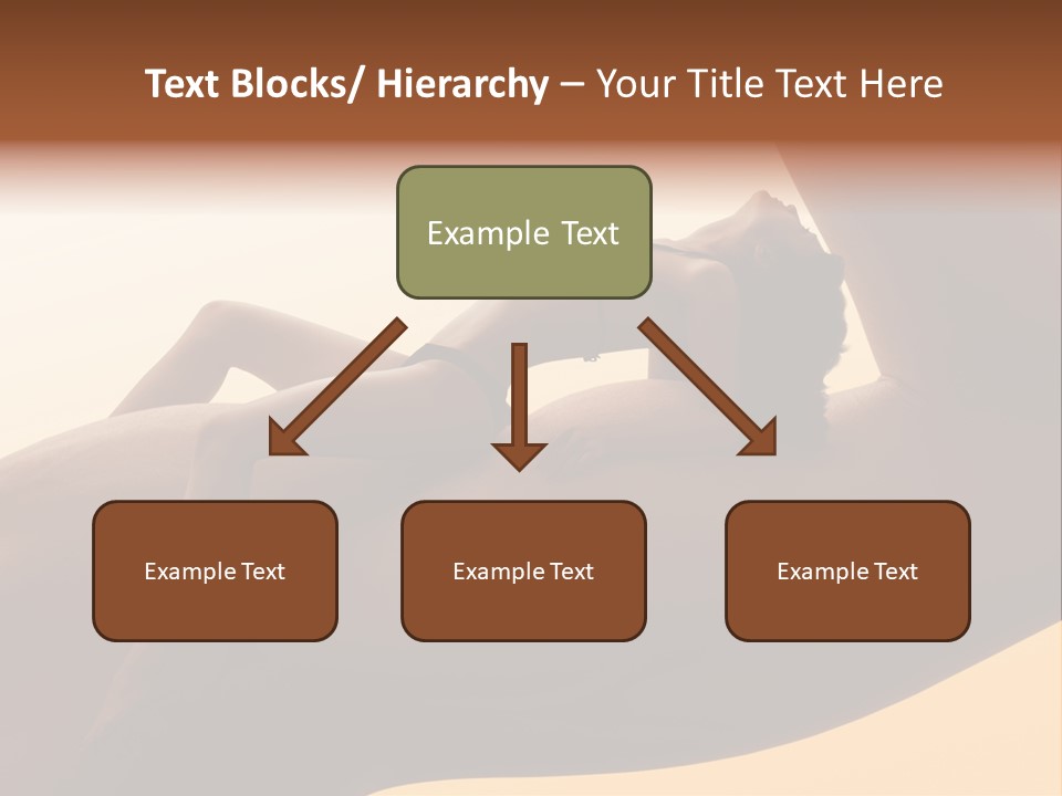 Fit Girl Hand PowerPoint Template