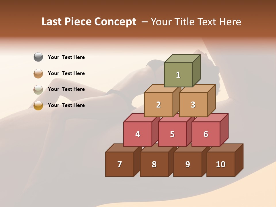 Fit Girl Hand PowerPoint Template