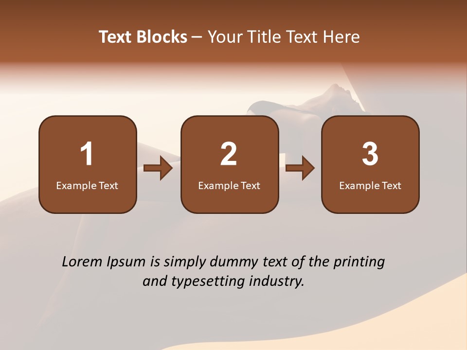 Fit Girl Hand PowerPoint Template