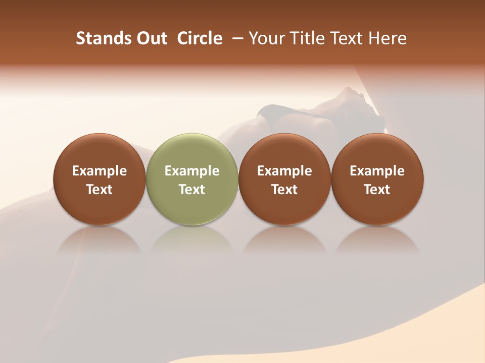 Fit Girl Hand PowerPoint Template