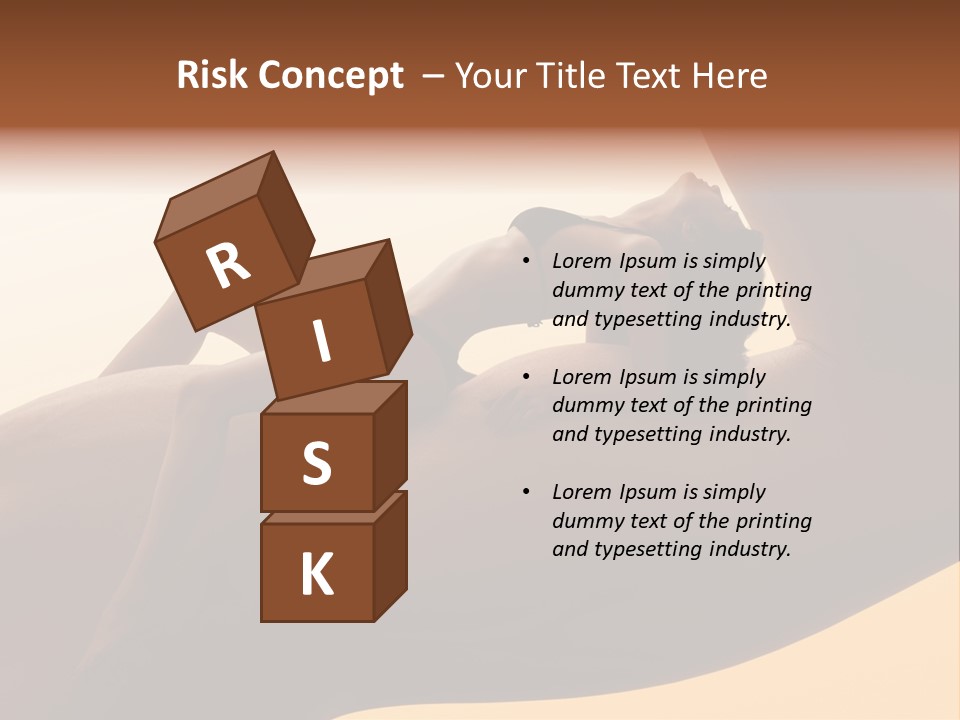 Fit Girl Hand PowerPoint Template