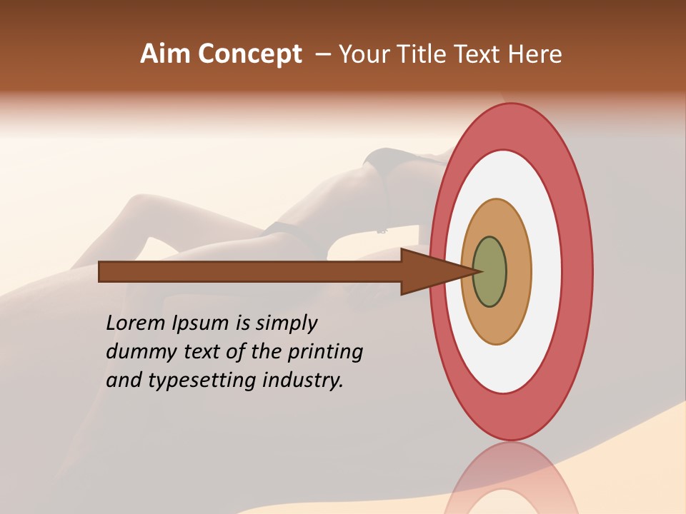 Fit Girl Hand PowerPoint Template