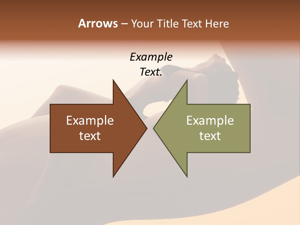 Fit Girl Hand PowerPoint Template