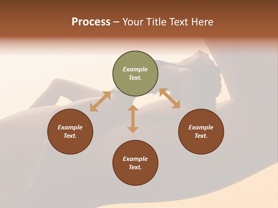 Fit Girl Hand PowerPoint Template