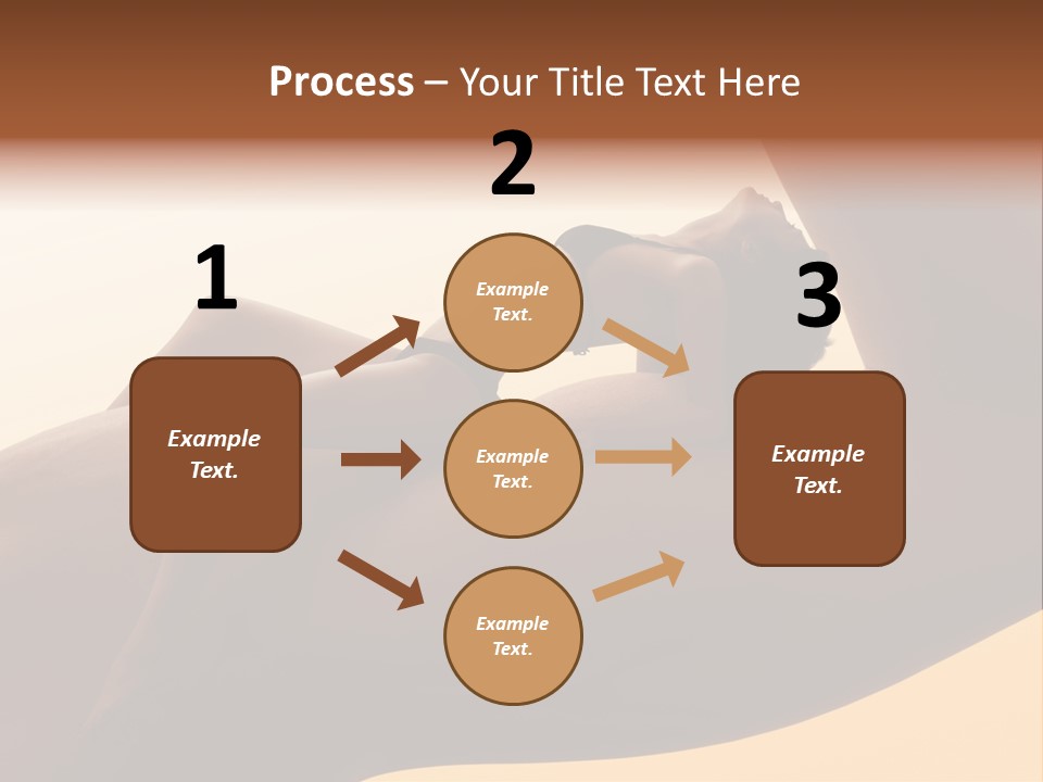 Fit Girl Hand PowerPoint Template