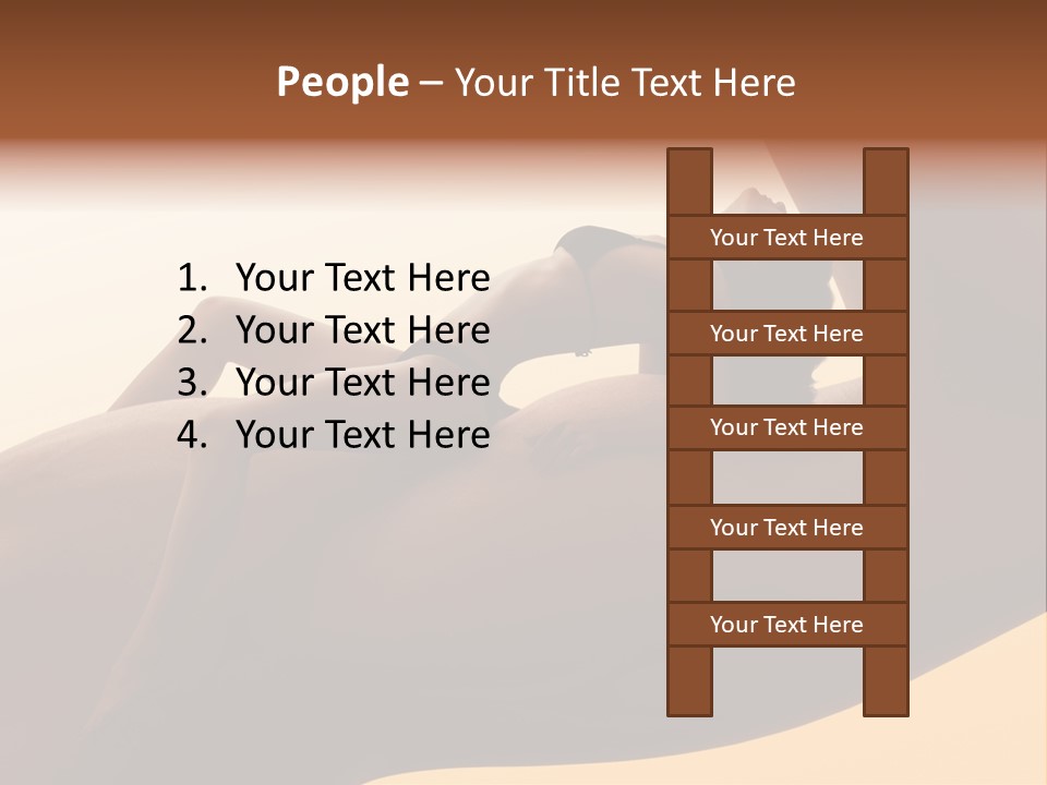 Fit Girl Hand PowerPoint Template