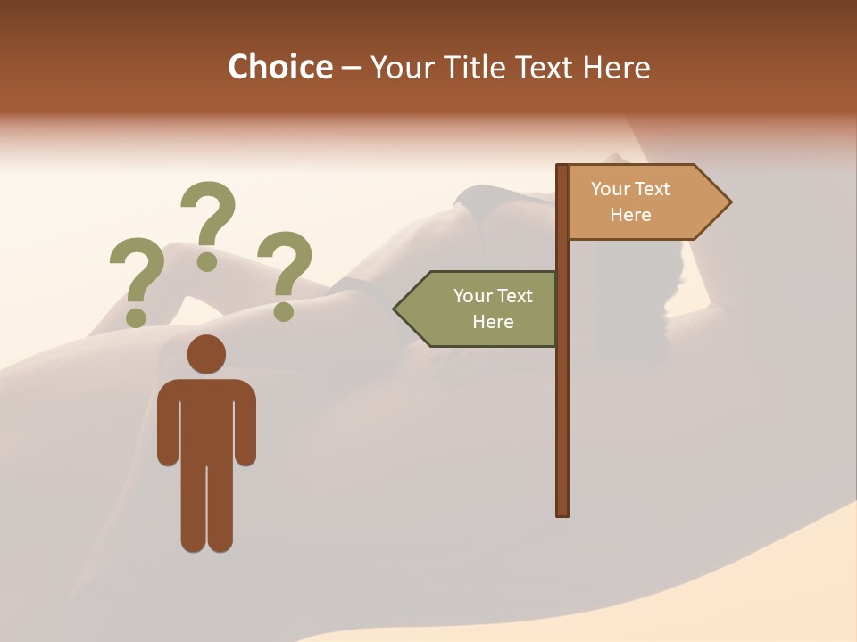 Fit Girl Hand PowerPoint Template