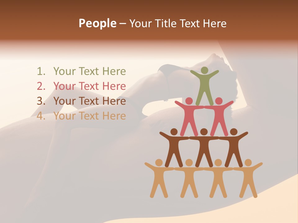 Fit Girl Hand PowerPoint Template